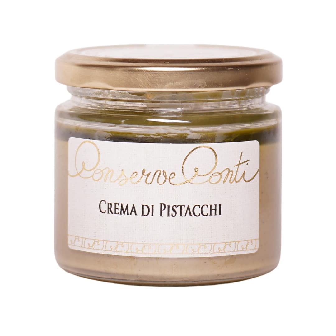 Crema dolce di Pistacchio - Vaso da ml. 212 - produzione artigianale Conserve Conti