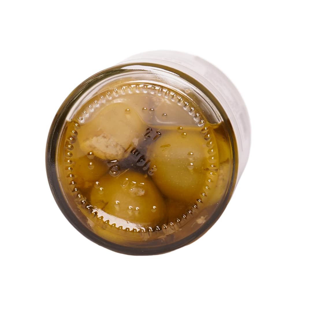 Olive ripiene al Finocchietto selvatico di Sicilia in olio extravergine d'oliva - vaso da ml. 314 - produzione artigianale Conserve Conti - immagine 2