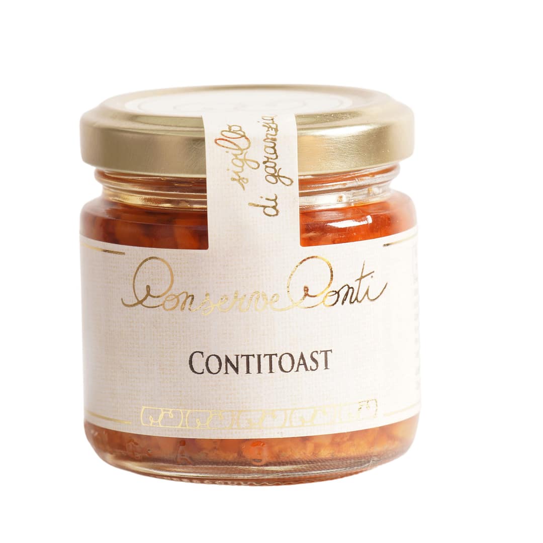 ConTitoast in olio extravergine d'oliva - Vaso da ml. 106 - produzione artigianale Conserve Conti