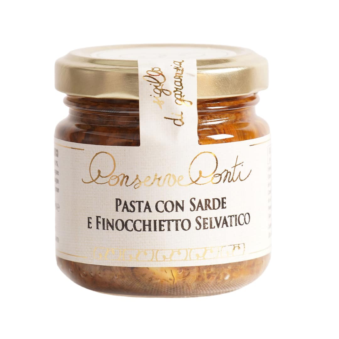 condimento per pasta con sarde e finocchietto selvatico