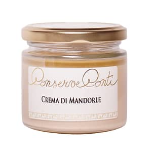 Crema di Mandorle - Vaso da ml. 212 - produzione artigianale Conserve Conti