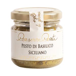 pesto di basilico siciliano