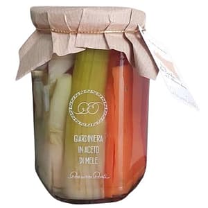 Giardiniera artigianale in aceto di mele
