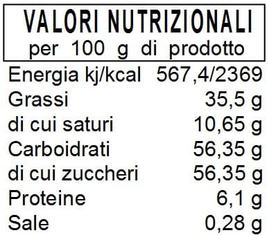 Crema dolce di Nocciole con granella - Vaso da ml. 212 - produzione artigianale Conserve Conti - immagine 2