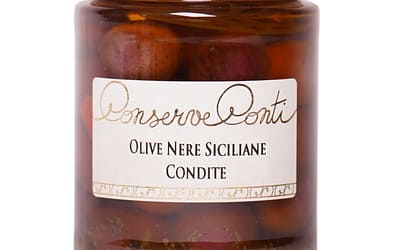 Olive nere siciliane condite