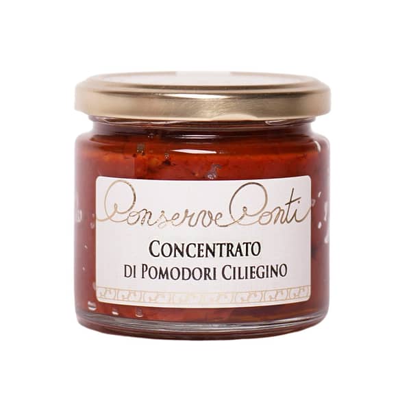 Concentrato di pomodori ciliegino - Vaso da ml. 212 - produzione artigianale Conserve Conti