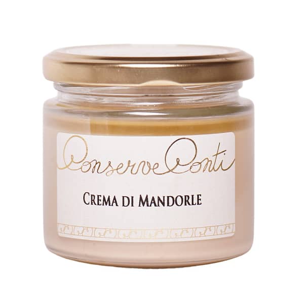 Crema di Mandorle - Vaso da ml. 212 - produzione artigianale Conserve Conti