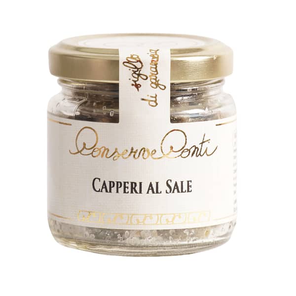 Capperi al sale  Vasetto da ml. 106    produzione artigianale siciliana